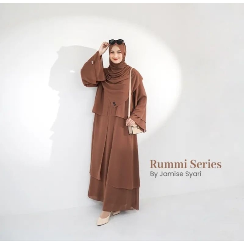 Jamise | Rummi Series - Jamise Syari | Faezia Official Shop | abaya Gamis Dress baju lebaran populer