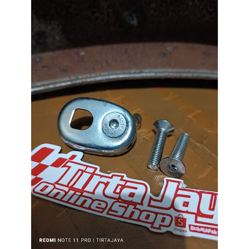baut L stainles manisan sepatu riting sein honda cb