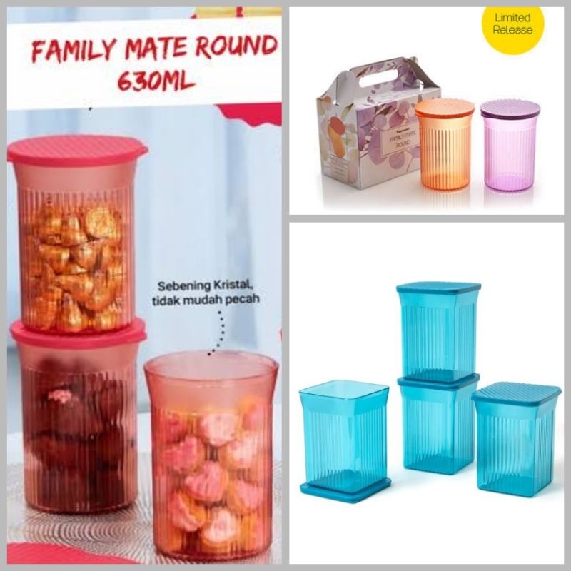 toples lebaran family mate square / round tupperware (1)
