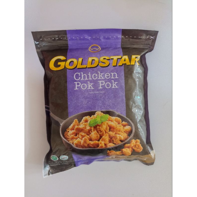 

Golstar Chicken pok pok 500gr daging ayam olahan