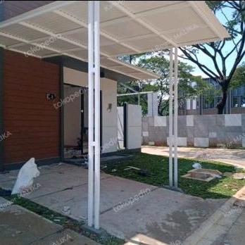 Kanopi Alderon RS Rangka Hollow Galvanis