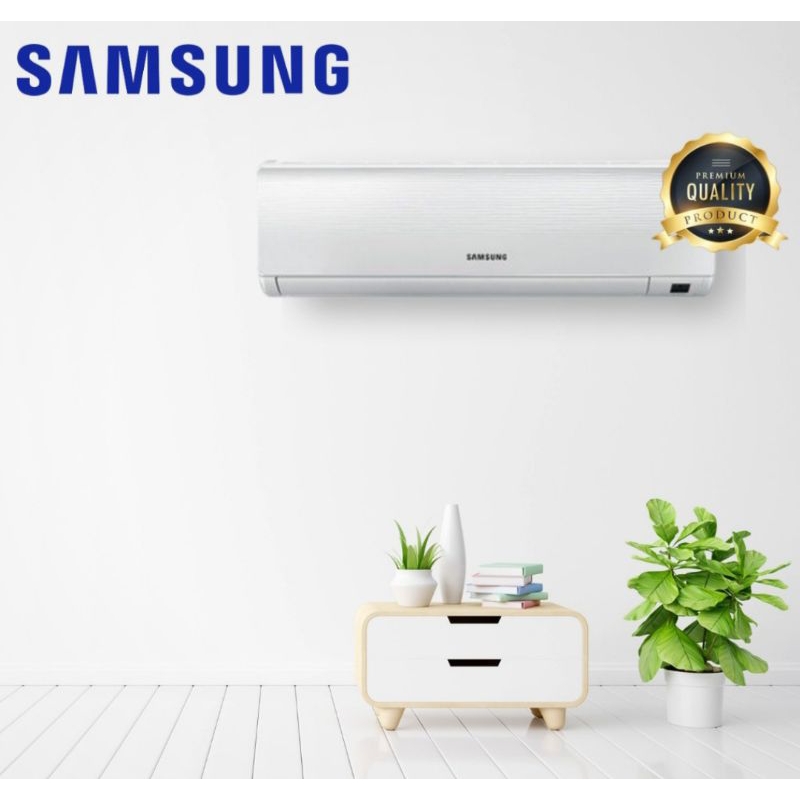 AC SAMSUNG 1/2 PK 05TGHQ Gold fin Low voltage R32 + instalasi pemasangan