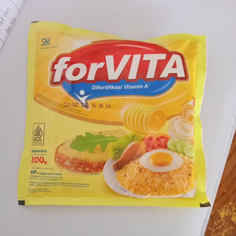 

Margarine Forvita 200gr