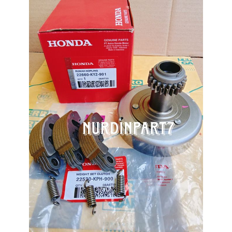 Lonceng Mangkok Kopling+Ganda Supra x 125 Helm in Blade 125 Supra x 125 fi 2014 KYZ ORI