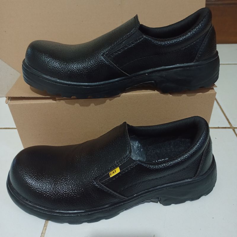 sepatu safety pria safety slip on/kerja proyek