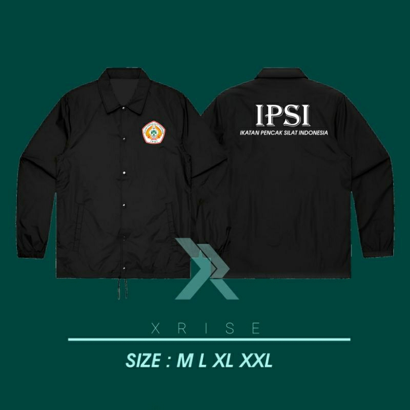 JAKET COACH WINDBREAKER IPSI IKATAN PENCAK SILAT INDONESIA