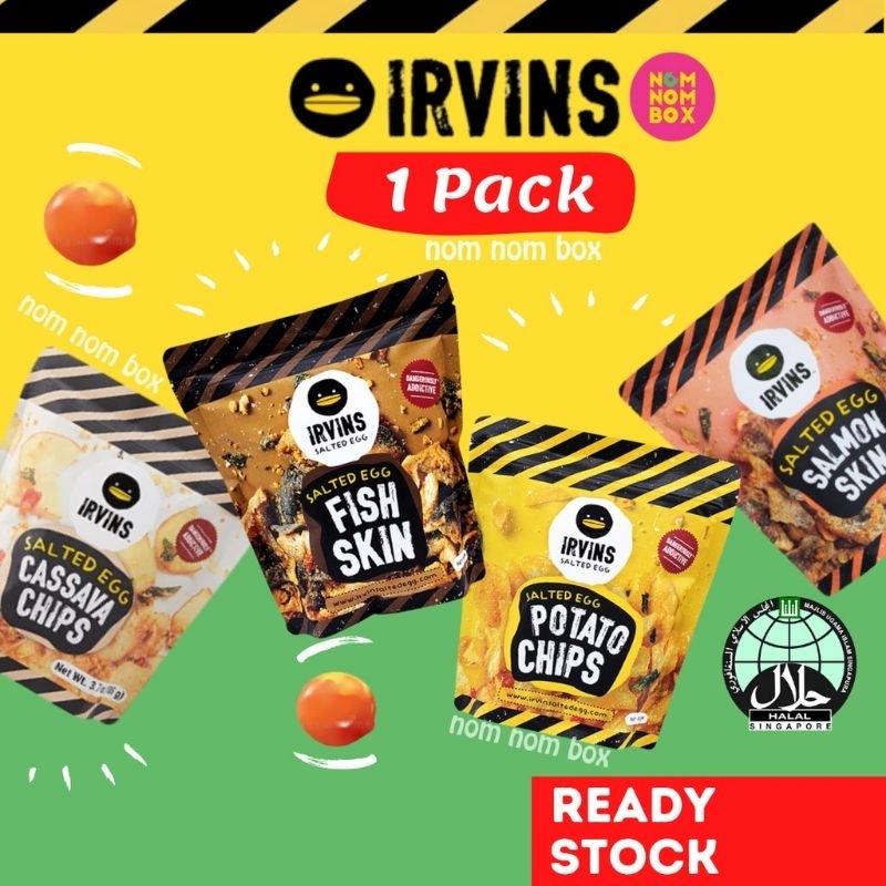 

irvins Salted Egg fish Skin Potato Chips Malaysia 210g