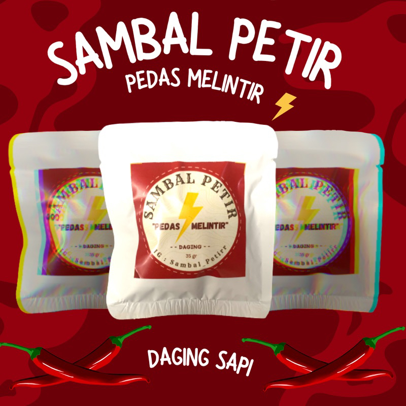 

Sambal Petir "Pedas Melintir" Daging