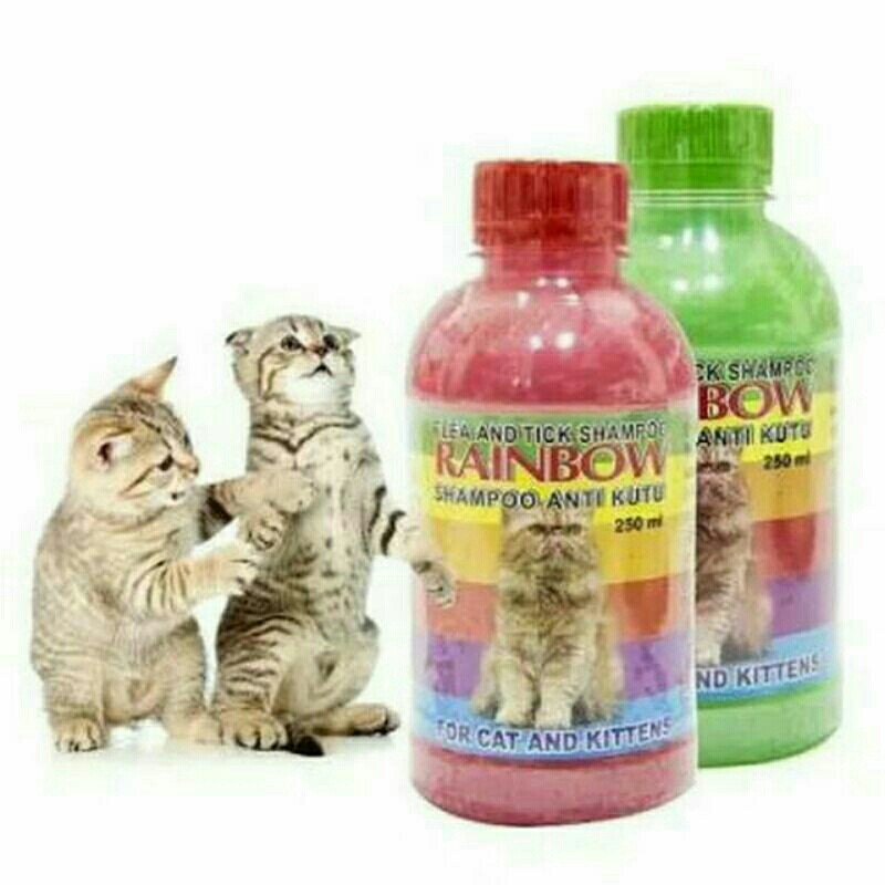 SHAMPO RAINBOW. shampo anti kutu kucing original otsuda japan