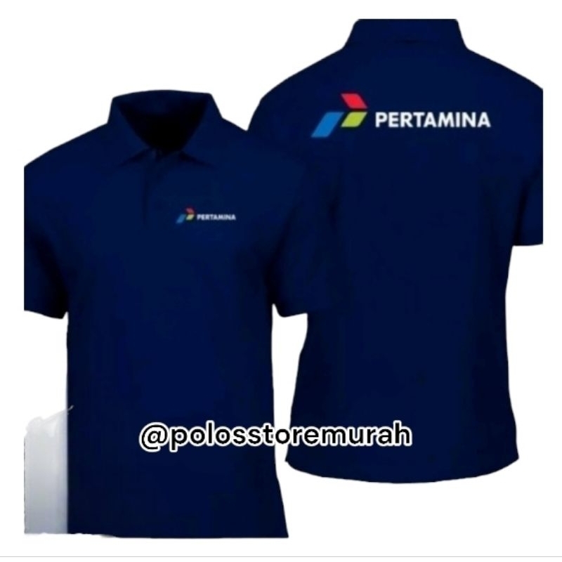 BORDIR BAJU PERTAMINA KAOS PERTAMINA POLO TSHIRT PERTAMINA BUMN