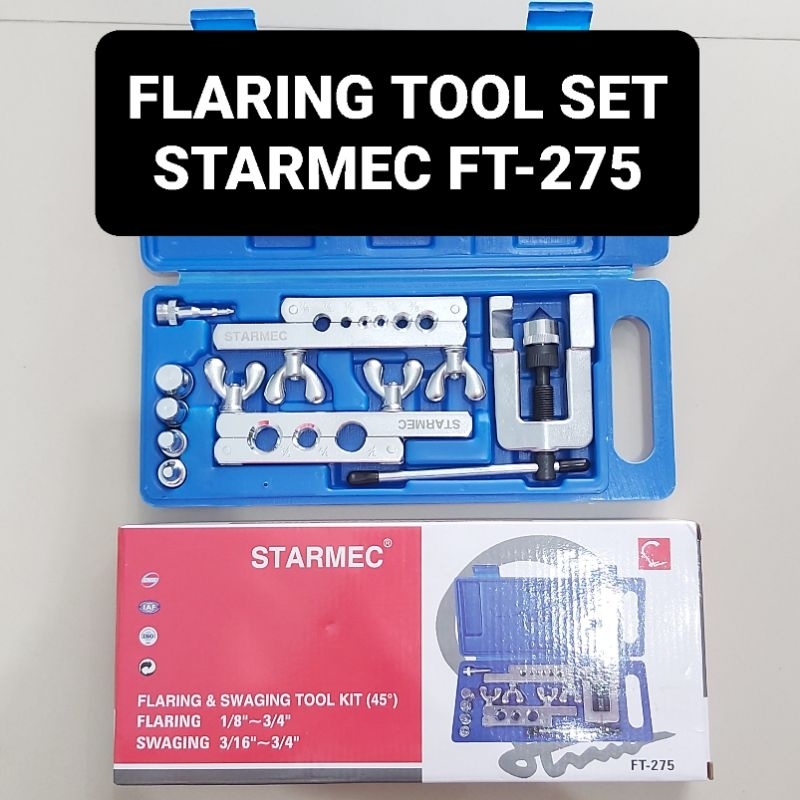 STARMEC Flaring Tool Set Swaging Tool Kit FT275