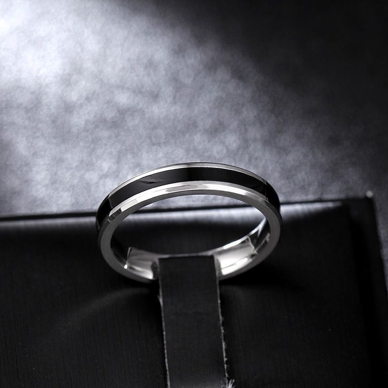 4s Grosir Solo || CINCIN TITANIUM STRIP SILVER KUALIATAS PREMIUM TERMURAH