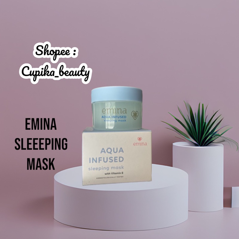 [io] emina sleeping mask || emina aqua infused sleeping mask 30 gram