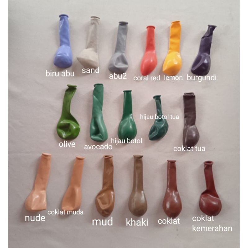 Balon Latex retro 5"