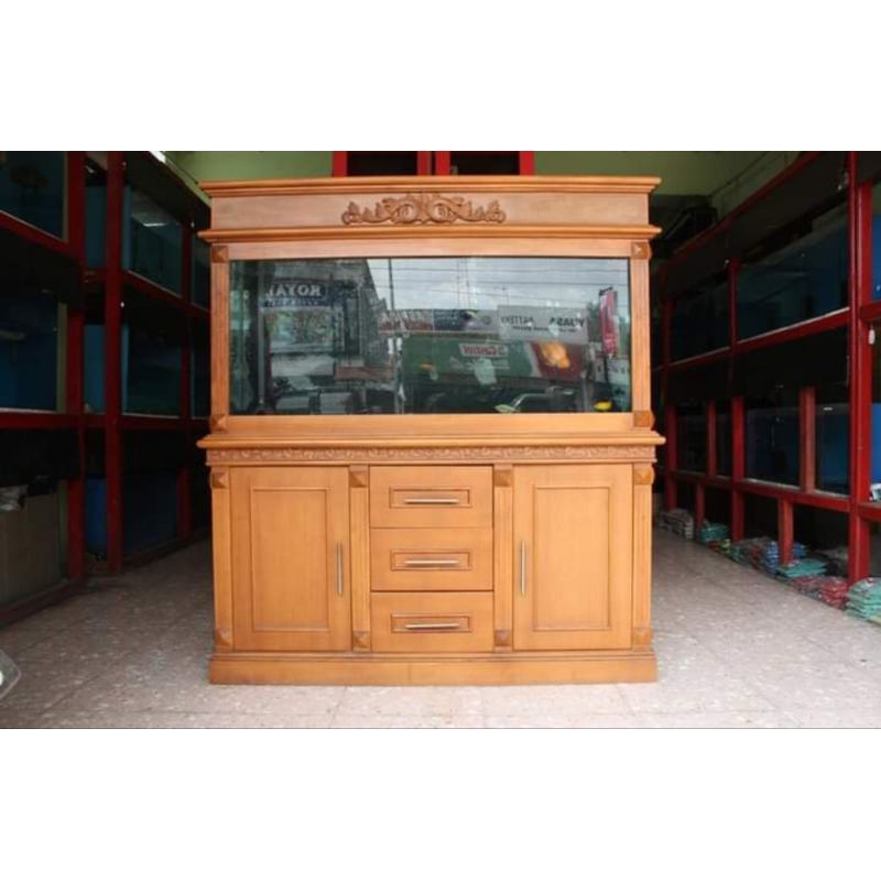 bufet aquarium minimalis,mebel jepara,furniture