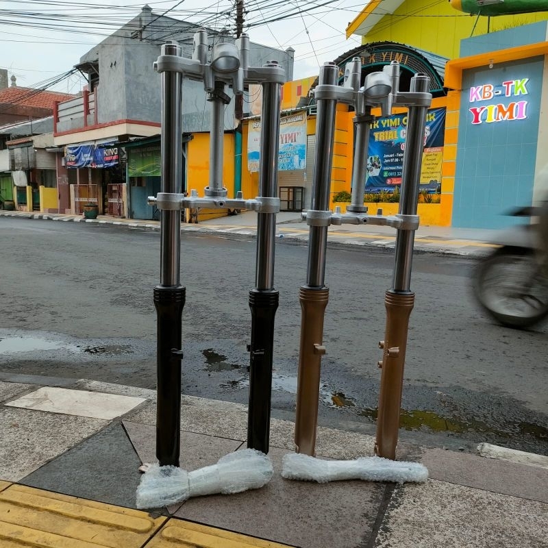 shock skok depan ninja import as 33 detail ori pnp honda