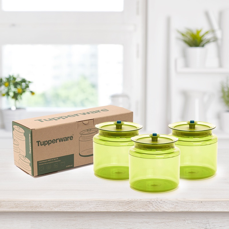 Tupperware COUNTERPART 900 ML -3- - GREEN