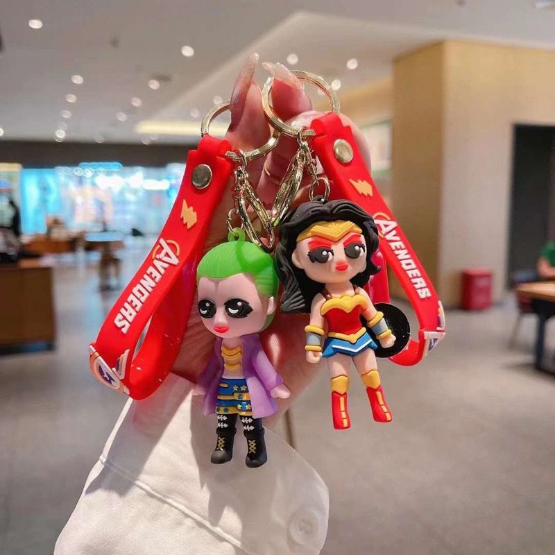 Gantungan kunci Boneka Wonder Woman / SUPER GIRL / Sovenir pernikahan / Hadiha ultah Dll