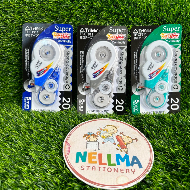 

Tipe X Kertas Dauble Correction Tape 20 meter + Refill