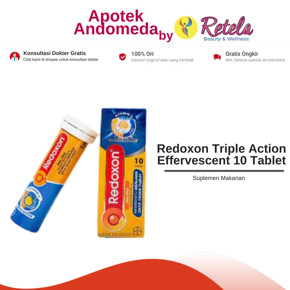 Redoxon Triple Action Effervescent 10 Tablet