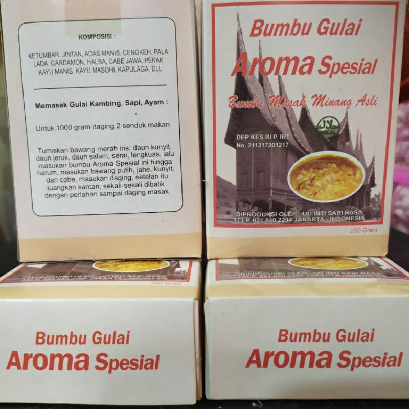 

BUMBU INSTAN PEMASAK GULAI AROMA KHAS PADANG