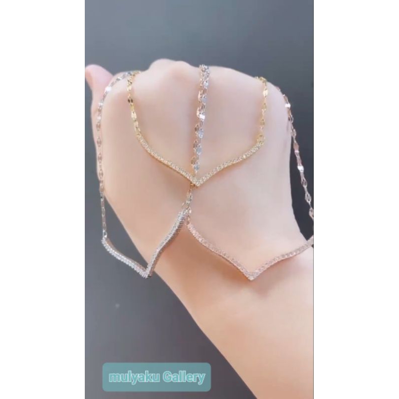 MULYAKU GALLERY KALUNG RANTAI FUJI TITANIUM FASHION KALUNG TITANIUM ASLI KALUNG FUJI