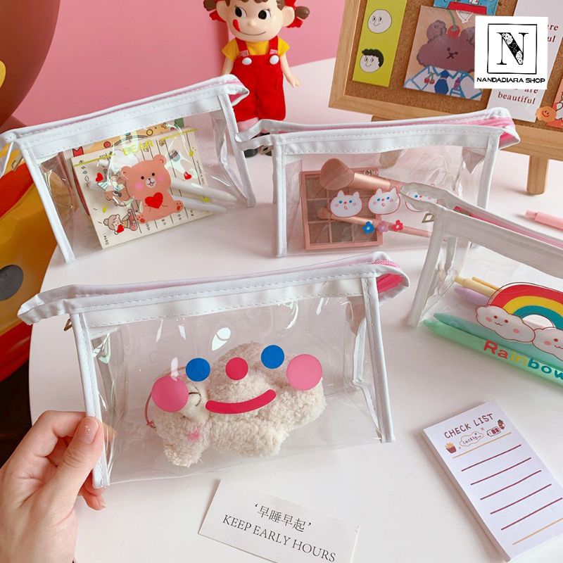 POUCH DOMPET MIKA MAKE UP KAWAI