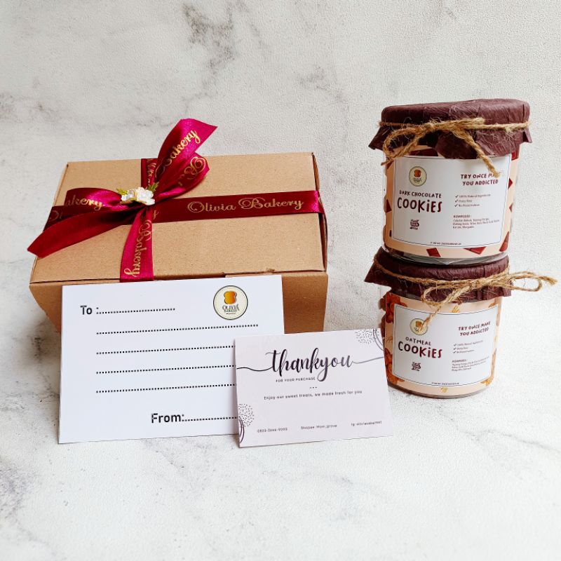 

Hampers / Gift Box / Kado - oat / red velvet / brownies cookies / hampers lebaran