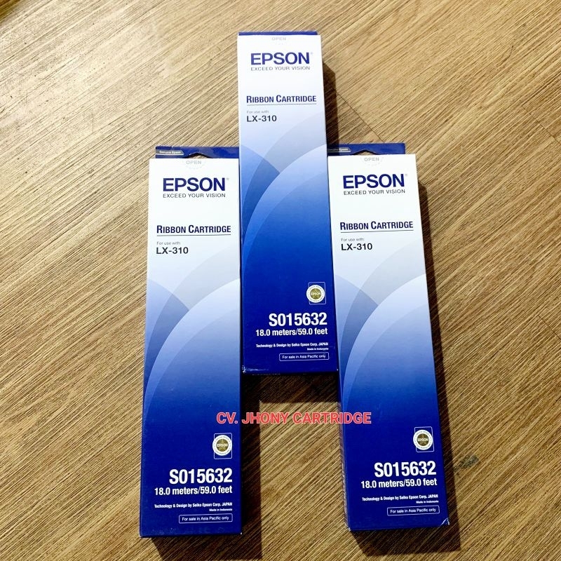 Epson Pita Dot Matrix Ribbon Cartridge LX310 LX-310 Original Asli Genuine