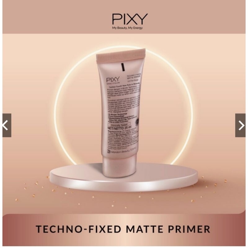 Pixy Make it Glow Techno Fixed Matte Primer 25ml