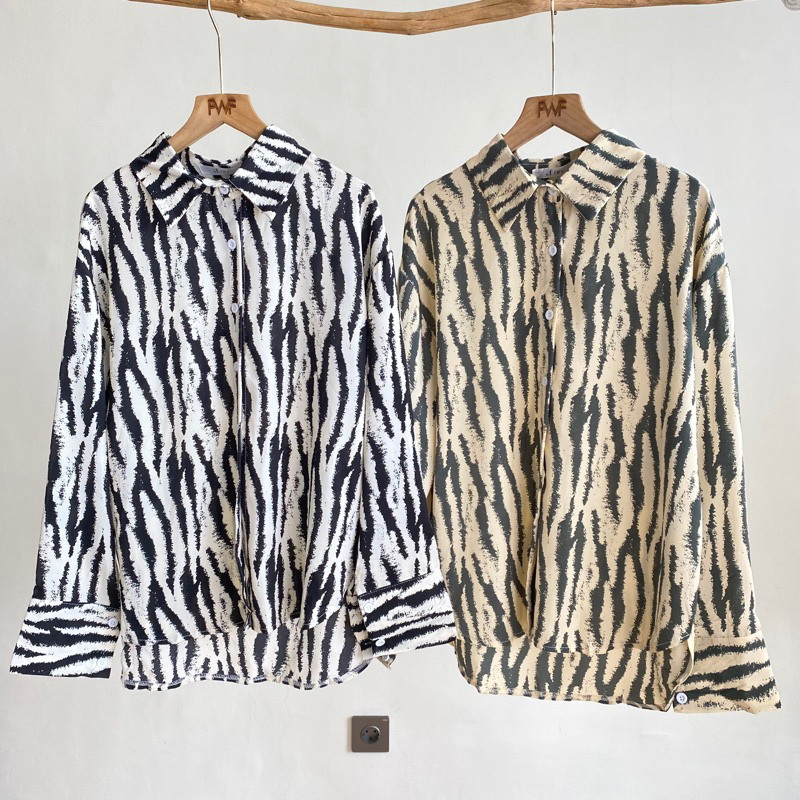 Kemeja Tiger BKK / Baju Atasan Wanita Import