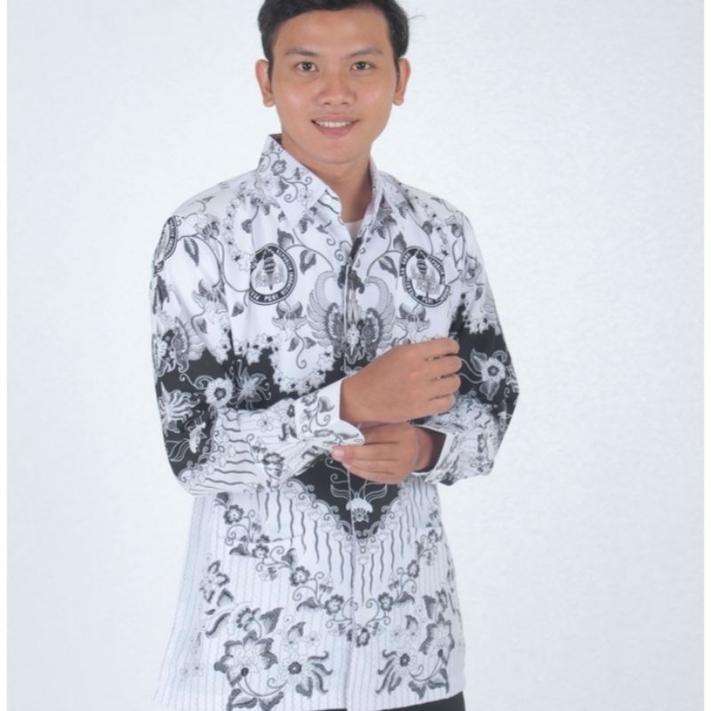 Kemeja Batik PGRI Bahan Katun Premium - Naira Batik