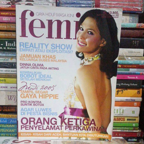 MAJALAH FEMINA ORIGINAL NO. 3/XXXIII. 20 - 26 JANUARI 2005 BEKAS