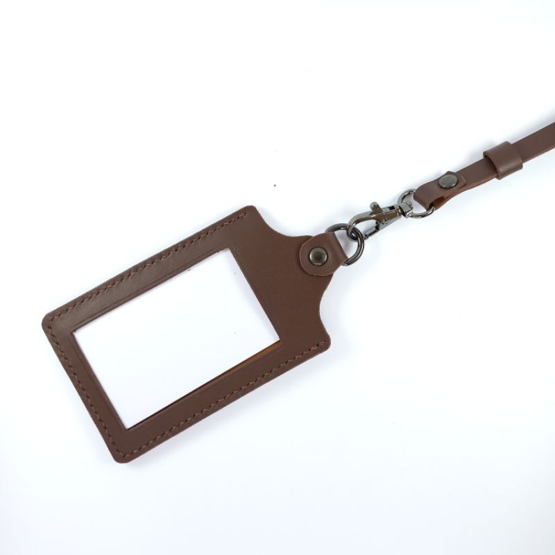 

Howlin handmade id card holder - name tag kulit asli