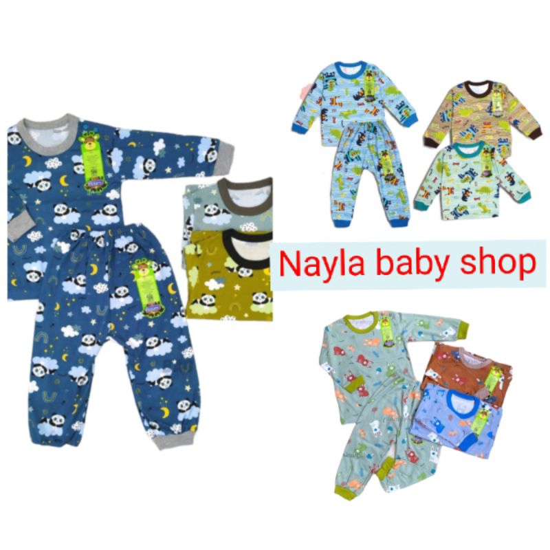 (3Setel) Setelan RIDGES Panjang /Setelan Anak Bayi Laki-Laki/setelan Panjang Anak Bayi