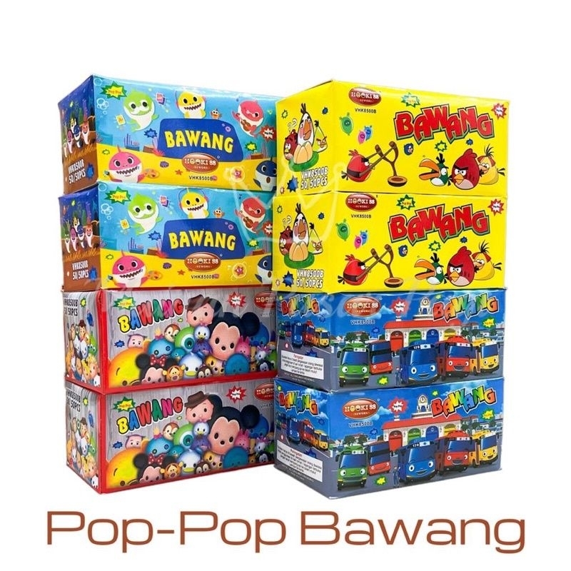 MAINAN ANAK POP POP BAWANG / PETASAN BANTING GROSIR SATU KARTON