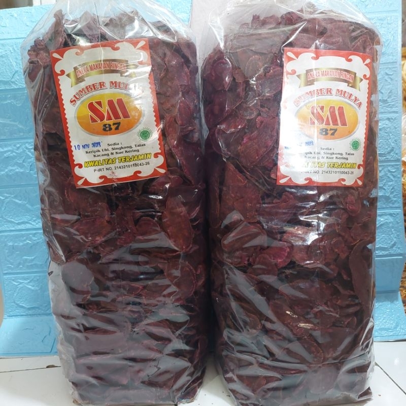 TERMURAH 200gr KRIPIK UBI UNGU / UBI UNGU / CAMILAN ENAK / SNAK KILOAN MURAH