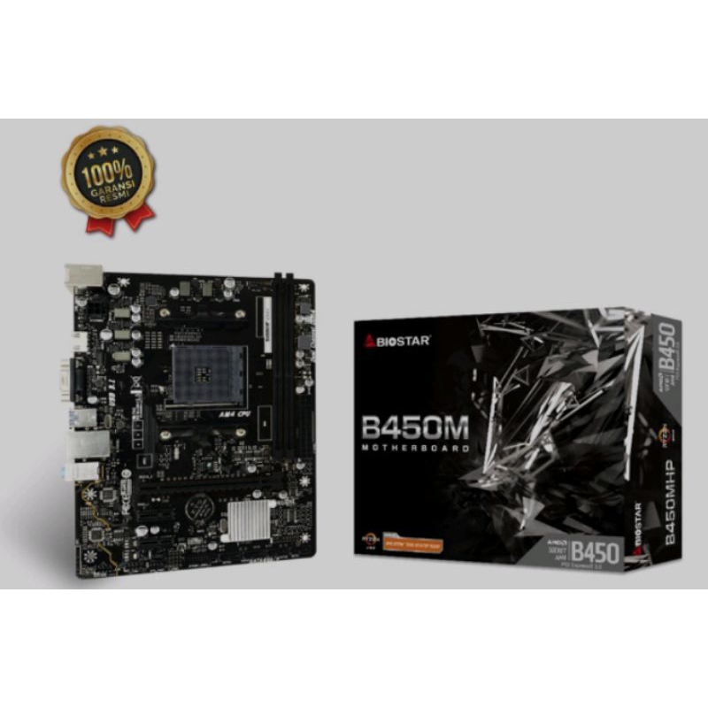 MOTHERBOARD BIOSTAR B450MHP Chipset AMD B450 Socket AM4 2 x DDR4 Micro ATX