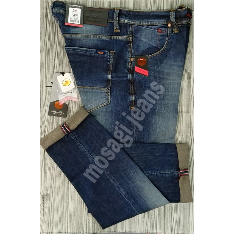 CELANA JEANS PRIA STREET MELAR MOSAGGY DENIM PREMIUM 33---36