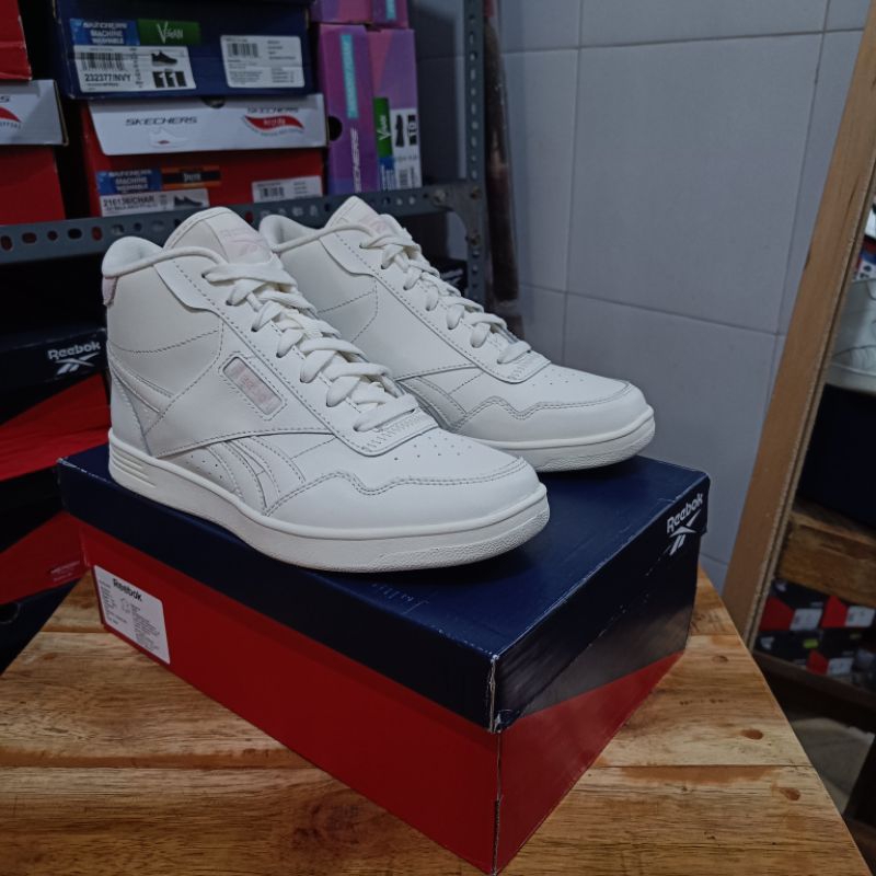 Reebok Club High Top Chalk / Porcelain Pink / White Women's