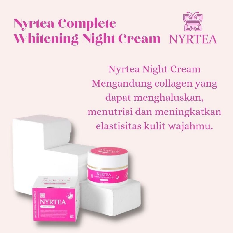 Nyrtea Night Cream Skincare | HALAL | BPOM | ORI 100%