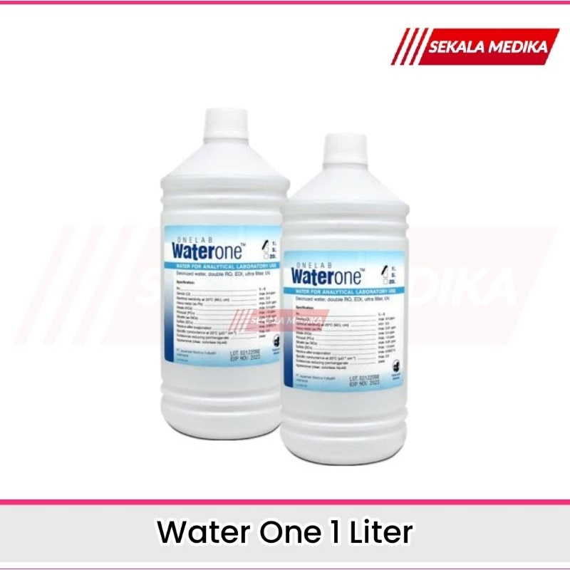 Water One 1 Liter OneMed Purified Water Per Botol