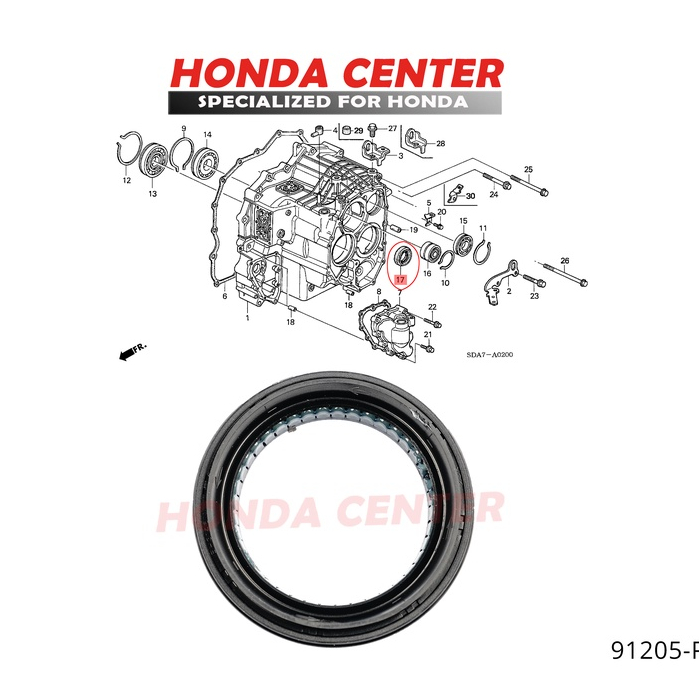 seal cv joint as roda kopel dalam kiri kanan accord cm5 2003 20004 2005 2006  2007 matik manual