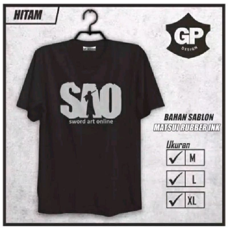 KAOS BAJU ANIME SWORD ART ONLINE KIRITO