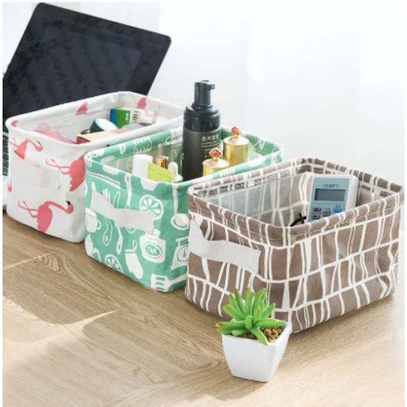 Mini Keranjang Desktop Organizer MUltifungsi - Box Tempat Penyimpanan