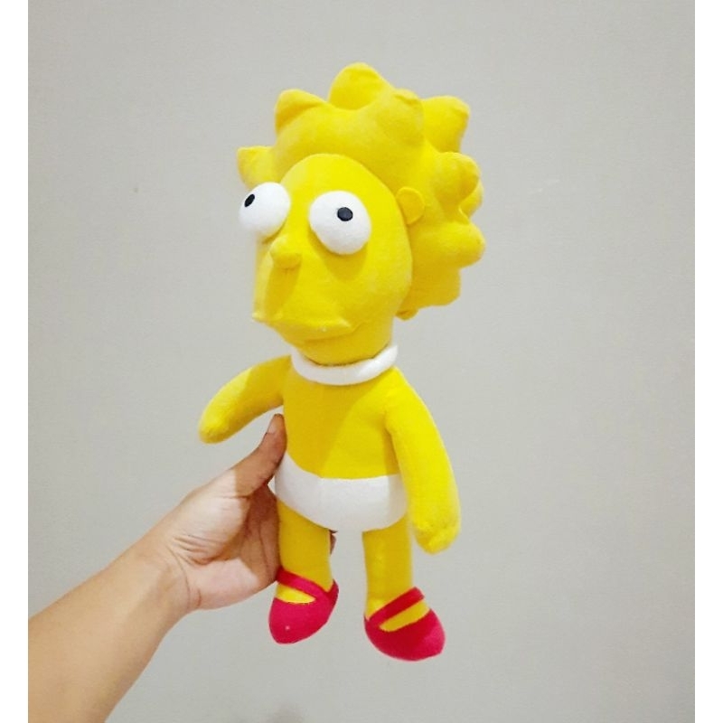 Boneka Lisa Simpson Original Size 35 cm/ Boneka The Simpsons/ Simpsons