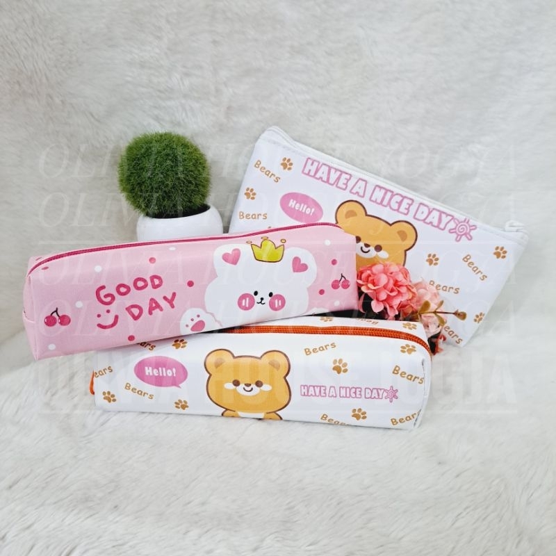 

Pencil Case Bear Rest Pencil Case Beruang Rest Tempat Pensil Bear Kotak Pipih Tempat Pensil Bear Panjang