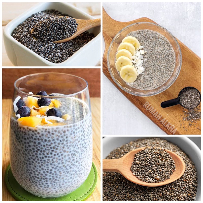 

Organic Black Chia Seed Mexico Organik Black Chiaseed Meksiko Biji Chia Hitam JSR mpasi diet