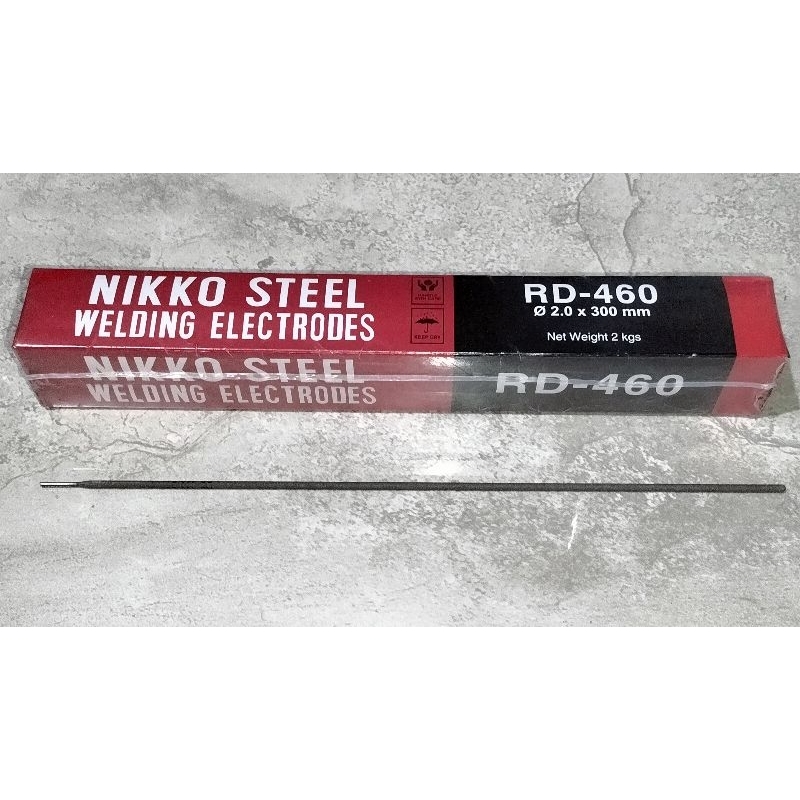 Kawat Las Nikko Steel RD-460 2.0mm x 300mm / Welding Electrodes RD460 2mm