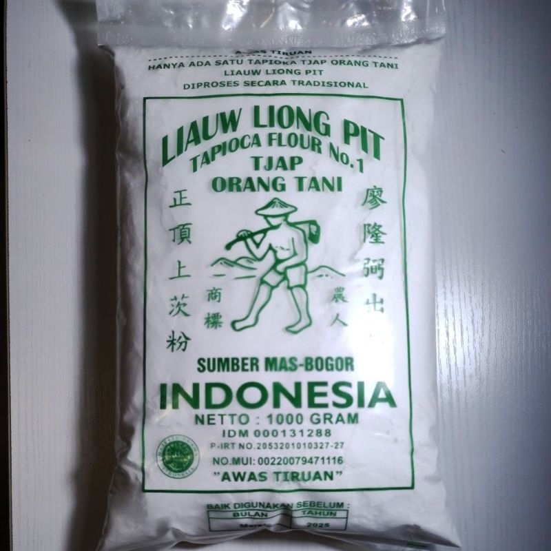 

Tepung Sagu cap Tani 1kg - tepung tapioka tani liauw tjoei kang - tirta kencana - tepung sagu tani 1kg